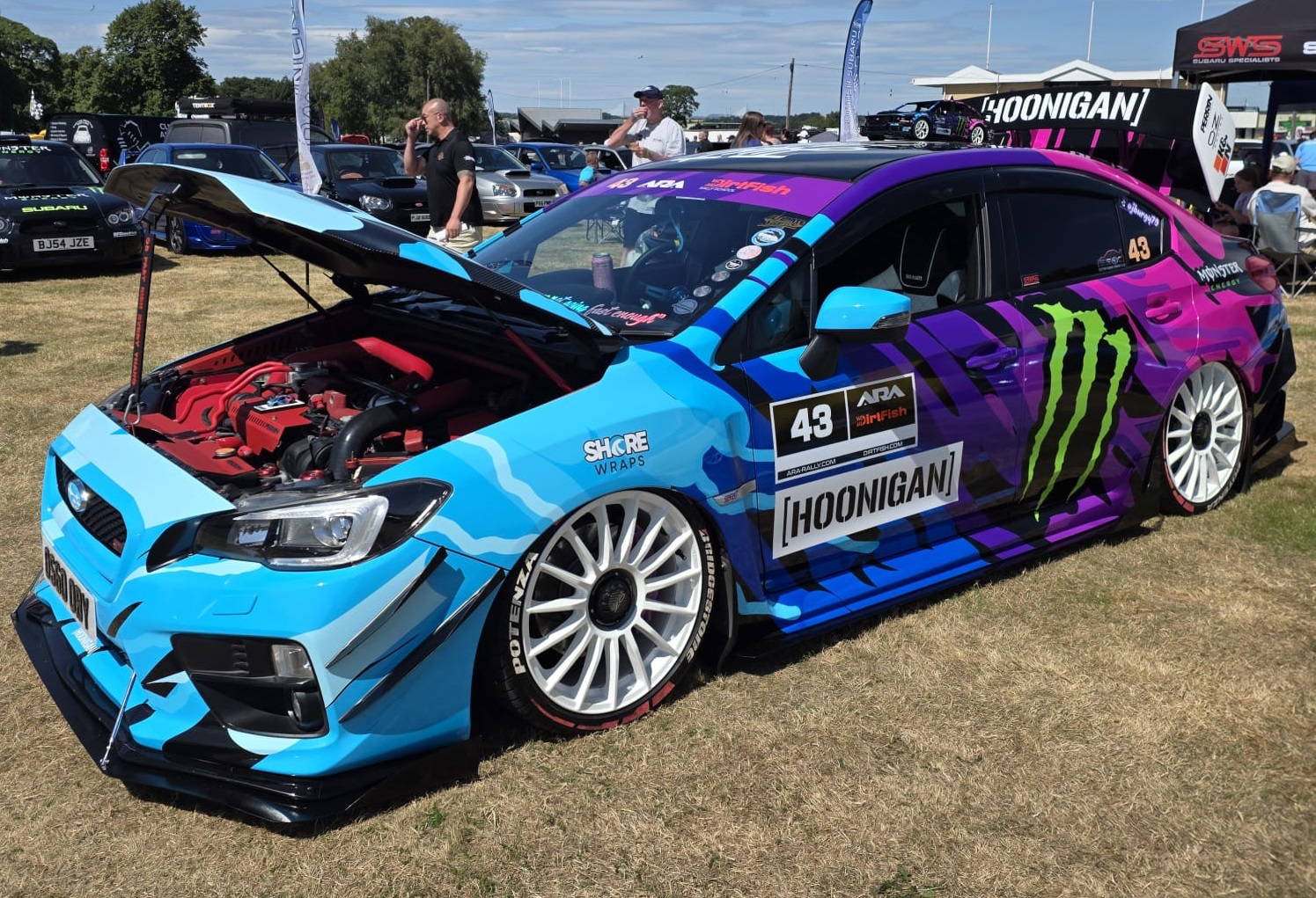 Best Wrapped Supra Impreza Scottish Festival of Motoring