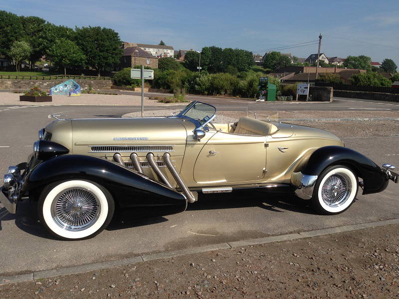Bill Cochrane - Auburn Boat Tail Speedster - Scottish Festival of Motoring
